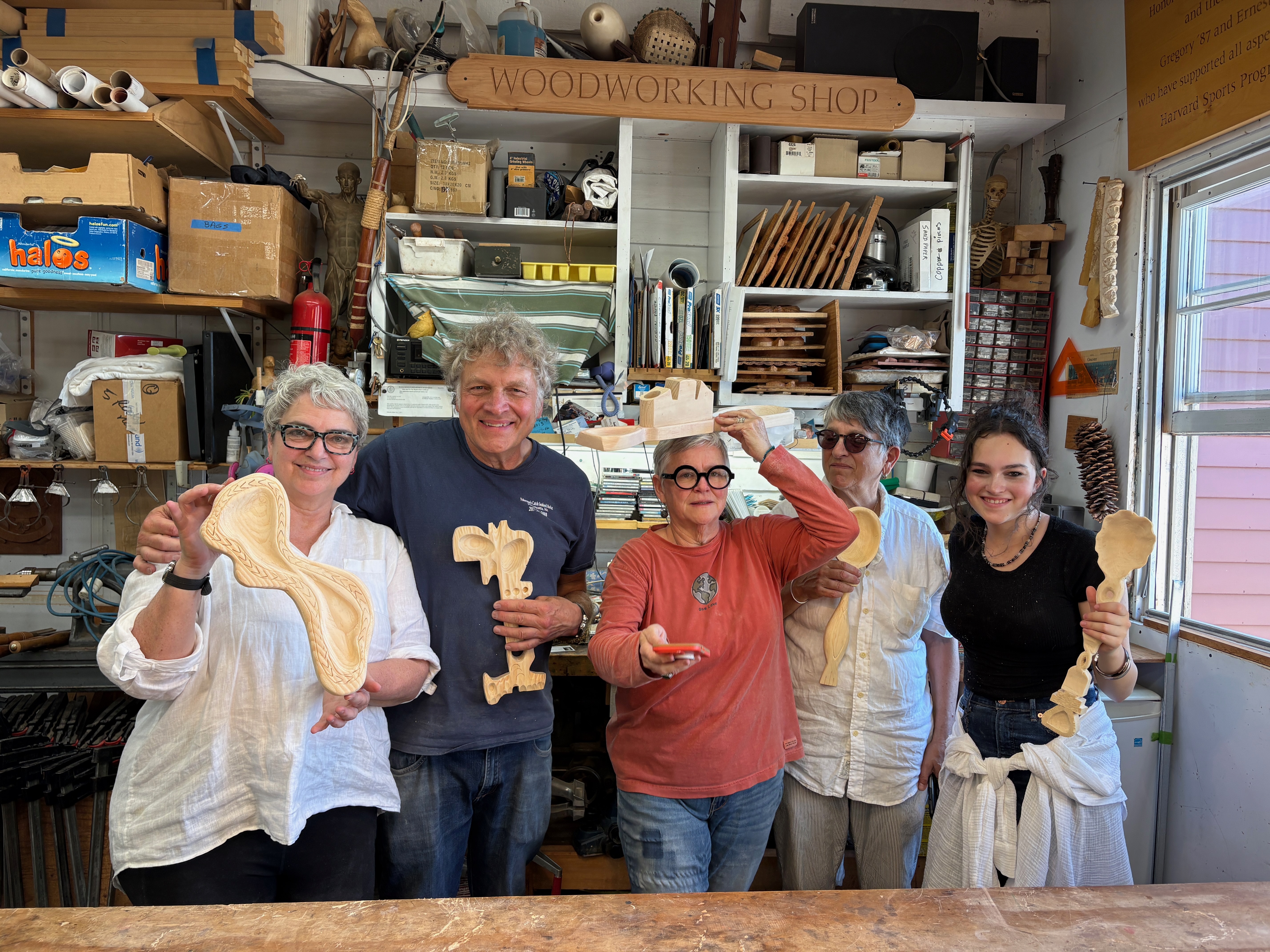 Wood Spoon Carving in Gloucester, Massachusetts