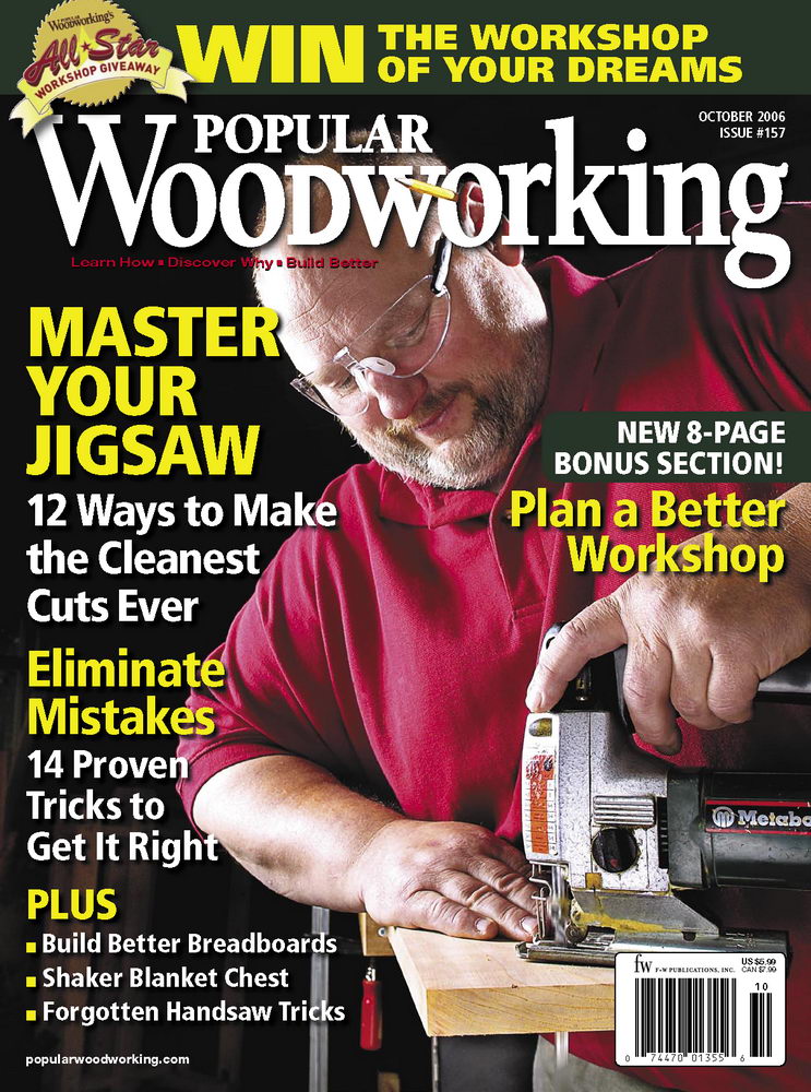 Read David Calvo's woodcarving article in Popular Woodworking on learning wood carving, October 2006