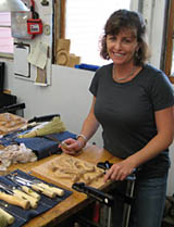 Student learning wood carving wood carving classes